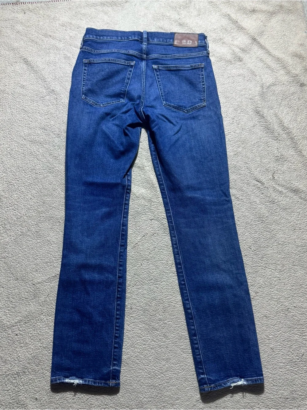 Madewell Jeans Mens 30 Straight Blue Denim Mid Rise Cotton Blend Meas 29x31